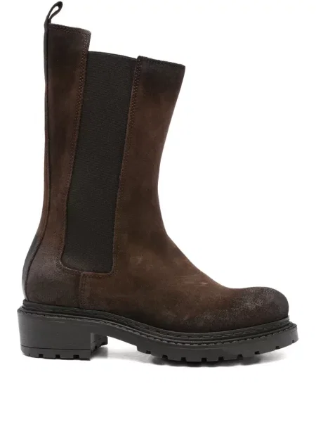 Botine Metisse din piele de căprioară maro