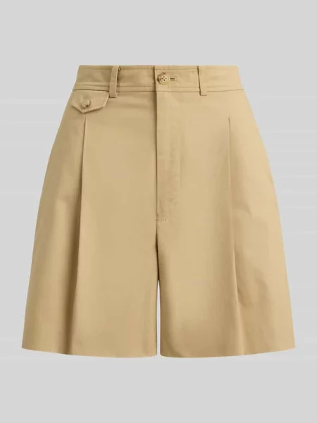 Szorty w kroju regular fit z czystej bawełny Ralph Lauren beżowe