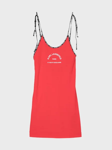 Костюмна сукня міні Karl Lagerfeld червона