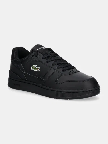 Lacoste sneakers din piele T-Clip Set negru
