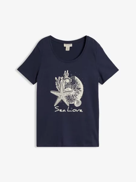 T-shirt Sea Love niebieska