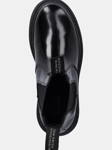 Кожаные ботинки Gant черные