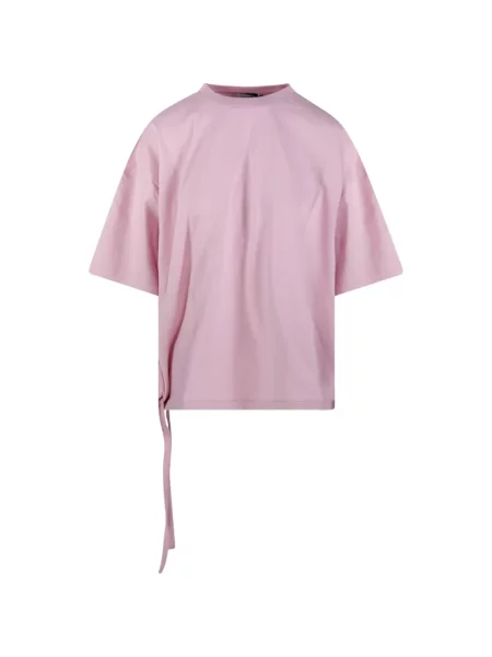 Șnur de strângere tricou Nude roz