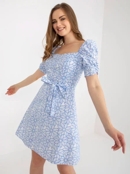 Rochie mini Fashionhunters de costum alb