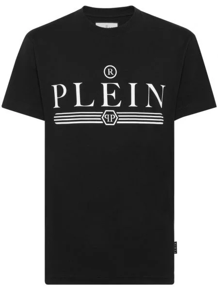 Tricou Philipp Plein cu imagine negru