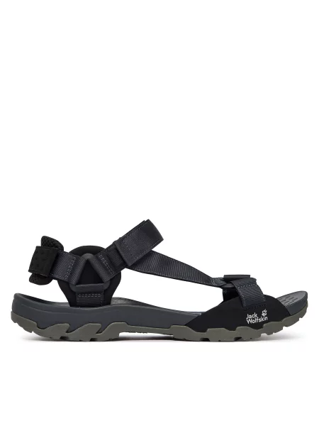 Jack Wolfskin Sandále Ridge čierna
