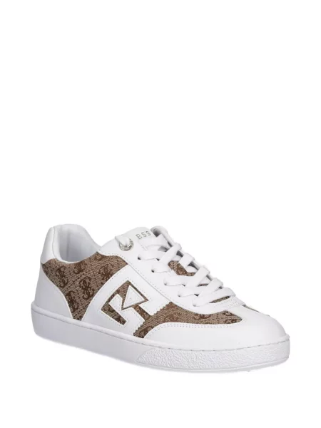 Sneakerși Guess cu imagine alb