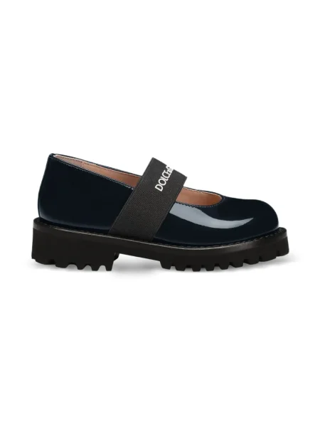 Balerinki dziecięce Dolce And Gabbana niebieskie