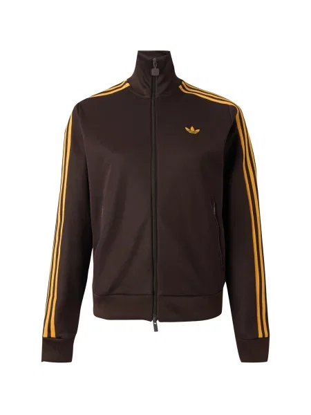 ADIDAS ORIGINALS Hanorac Classic ciocolatiu / curry galben