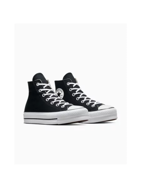 Sneakersy Converse Chuck Taylor All Star na platformie czarne