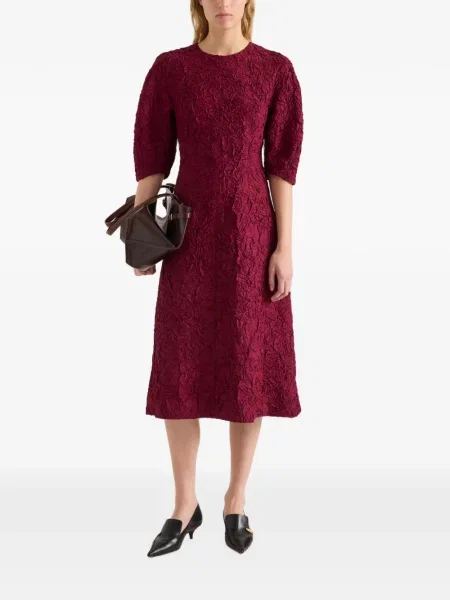 Rochie Proenza Schouler de mătase roșu