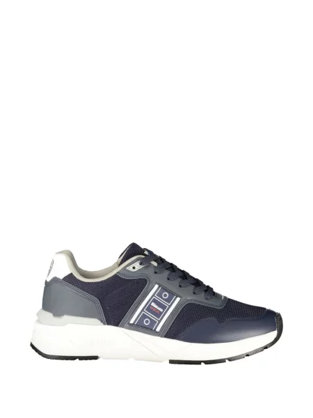 Sneakerși Blauer cu dungi plasă albastru