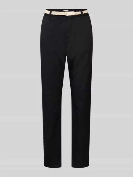 S.Oliver spodnie materiałowe Chino Kobiety jednolity 34 czarny