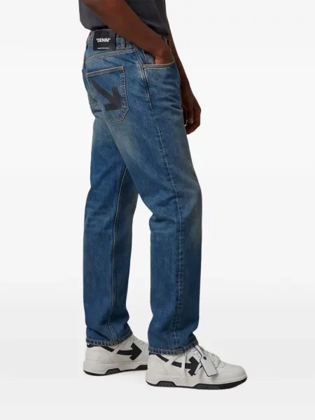 Blugi Off-white alb