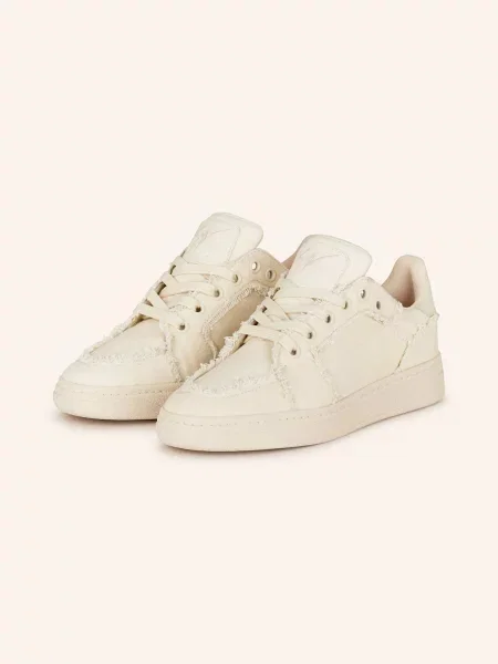 Giuseppe Zanotti Design Sneakersy Bicir beige beżowe