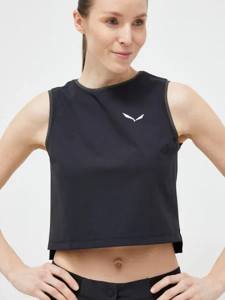 Salewa top sport Pedroc Dry Responsive femei negru