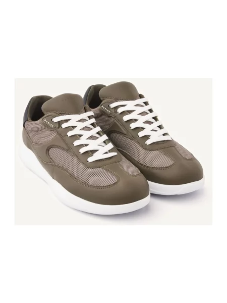 Sneakersy Nubikk skórzane zielone