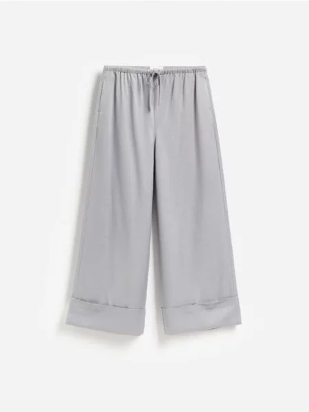 Reserved Pantaloni cu adaos de deschis gri