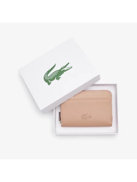 Lacoste Skórzany Portfel beżowy