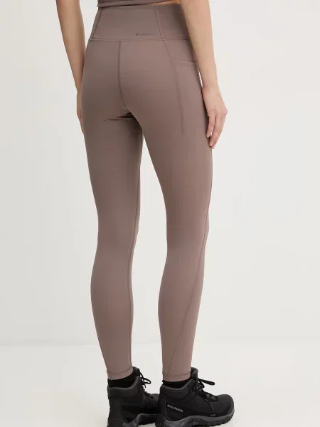 Columbia legginsy Loneridge brązowe