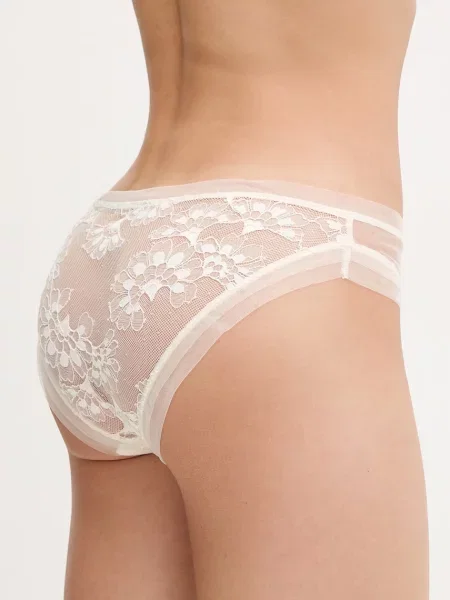 Calvin Klein Underwear kalhotky krajkové béžové