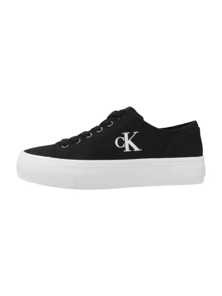 Calvin Klein Jeans Nízke tenisky / biela čierna