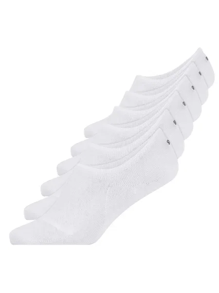 SNOCKS Șosete joase alb