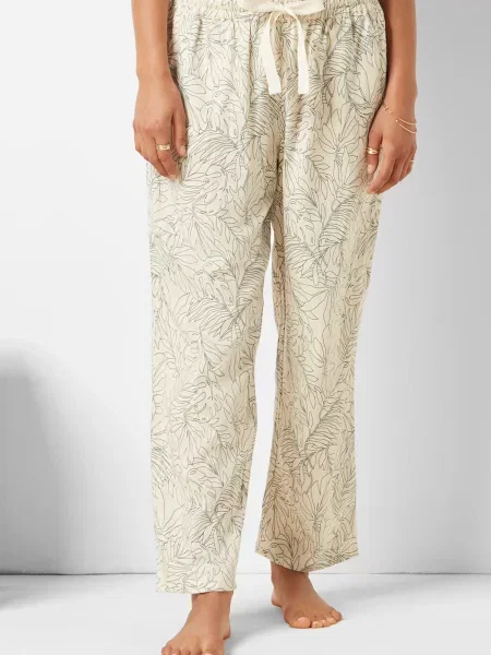 Льняная пижама Etam белая