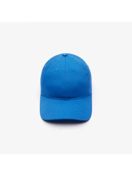 Lacoste Czapka Unisex Z Organicznej Bawełny Twill niebieska