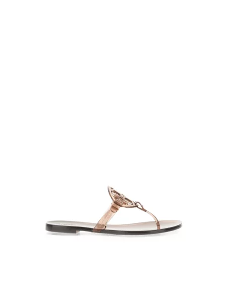 Japonki Tory Burch brązowe