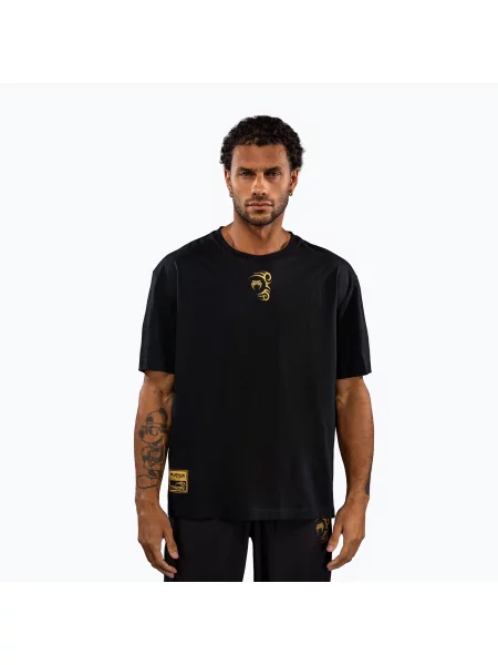 Tricou pentru bărbați Venum x Mike Tyson Tiger black/gold negru