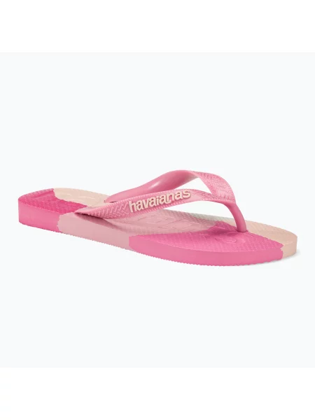 Джапанки Havaianas Top Logomania Colors II crystal rose розово