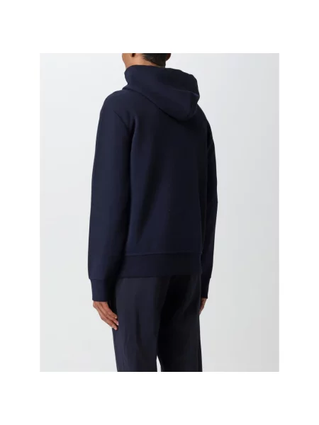 Polo Ralph Lauren bluza granatowy z kapturem gładka niebieska