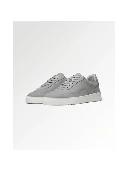 Sneakersy Filling Pieces z nubuku szare