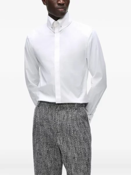 Gulerat cămașă Karl Lagerfeld alb