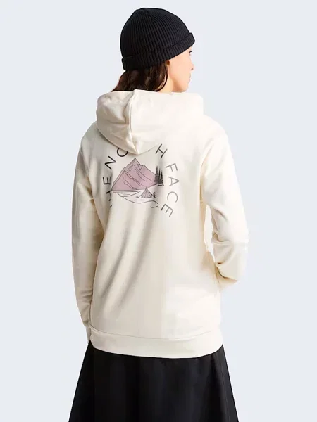 Графический худи The North Face белое