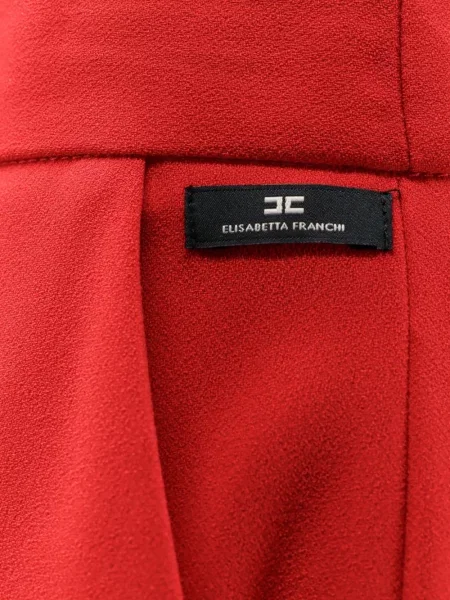Pantaloni Elisabetta Franchi roșu