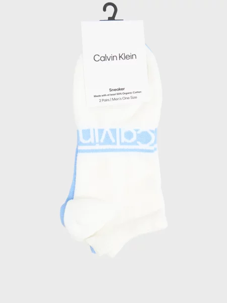 У смужку шкарпетки Calvin Klein з автографом