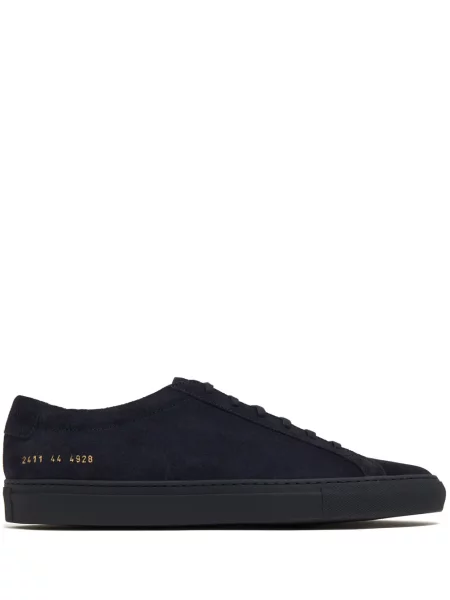 Sneakerși Common Projects cu șireturi din dantelă albastru