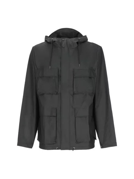 Rains kurtka przeciwdeszczowa Pocket Jacket W3 czarna