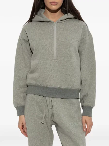 Hoodie Fear Of God Essentials με αυτόγραφο γκρι