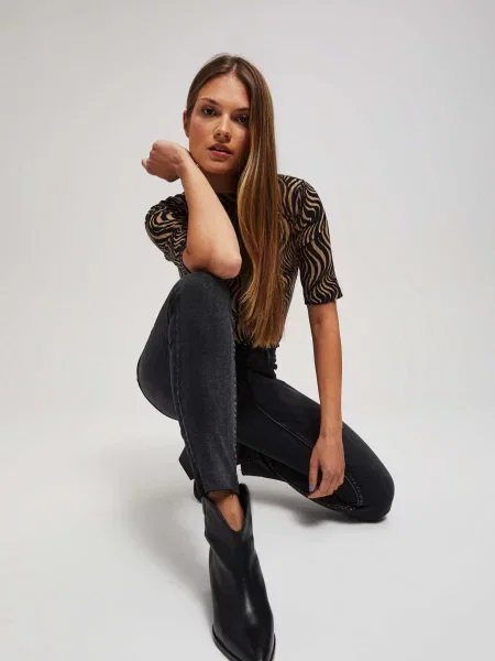 Jeansy skinny Marisse czarne