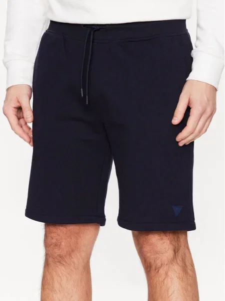 Guess Спортни шорти Aldwin Тъмносин бежово