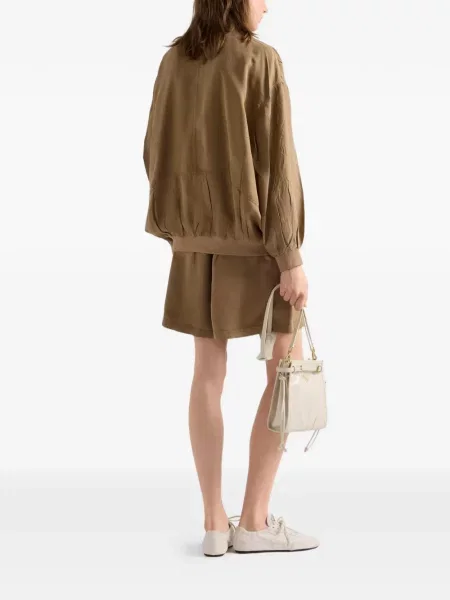 Pantaloni scurți Prada de mătase
