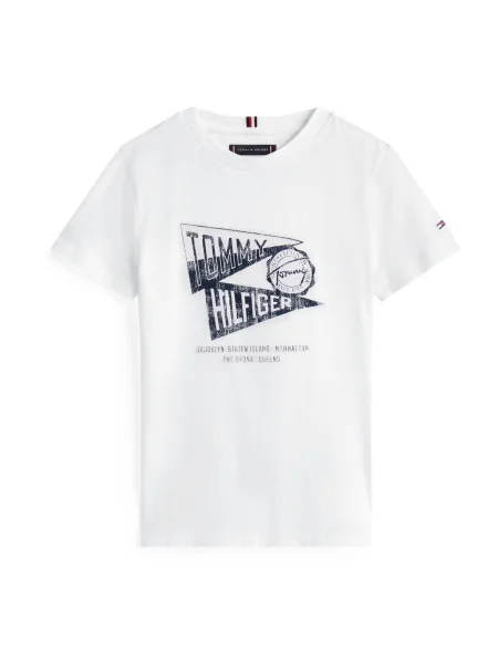 Tommy Hilfiger Majica Graphic bela