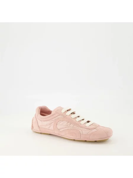 Sneakersy Prada skórzane różowe