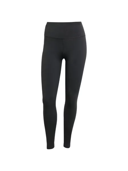 Leggings Adidas cu dungi alergare maro