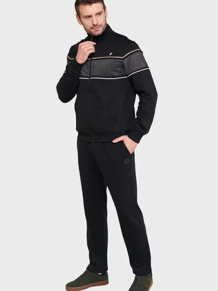 Костюмний спортивний костюм Lotto чорний