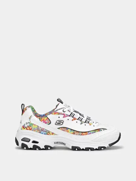 Кожаные кроссовки Skechers белые