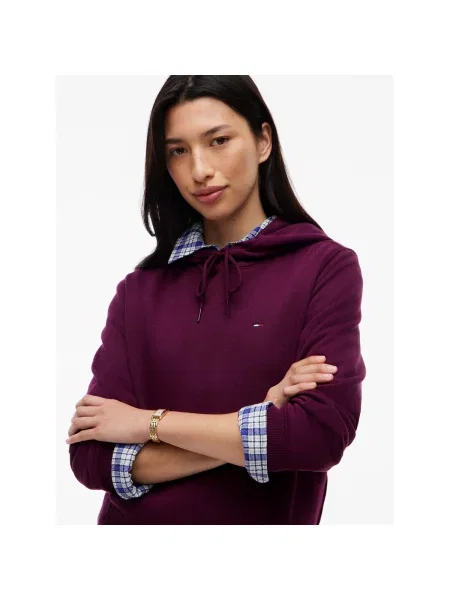 Mikina Tommy Jeans červená
